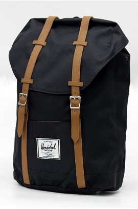 Retreat Backpack -  Black / Tan 